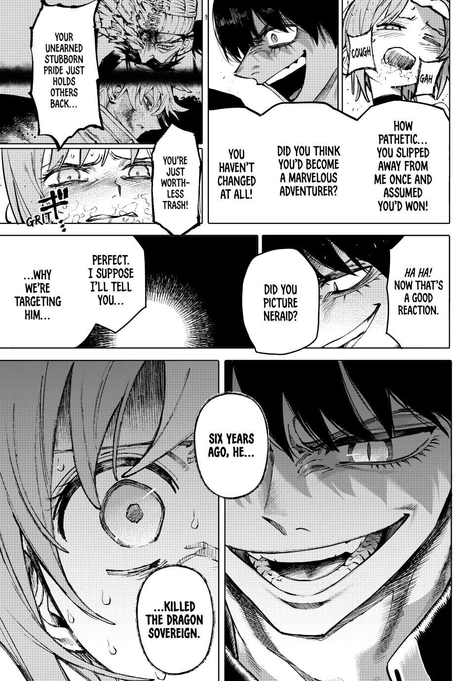 Galaxias Manga Chapter 29 page 13 - Playing Adventurer scene